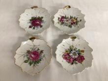 Four Japanese Leaf Plates