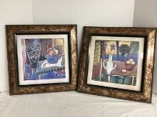 Pair of Framed Still Life Prints