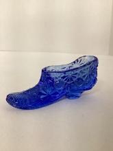 LG Wright Blue Glass Slipper