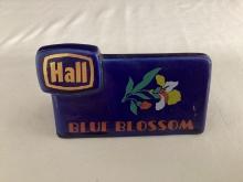 Hall China Blue Blossom Sales Display Sign