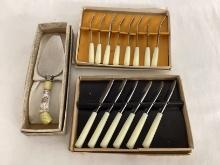 Vintage Cocktail Utensils in Boxes