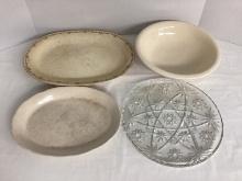 Platters, Tray, and Bowl