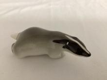Lomonosov Russia Badger Figurine