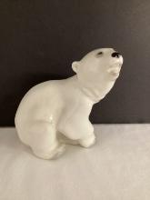 Lomonosov Russia Polar Bear Figurine