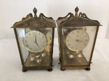 Two Schatz 400 Day Anniversary Clocks
