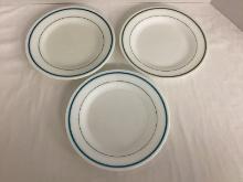 Pyrex, Fire King, and Anchor Hocking Plates