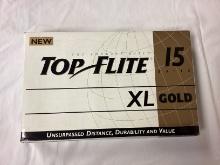 New Top Flite XL Gold Box of 15 Golf Balls