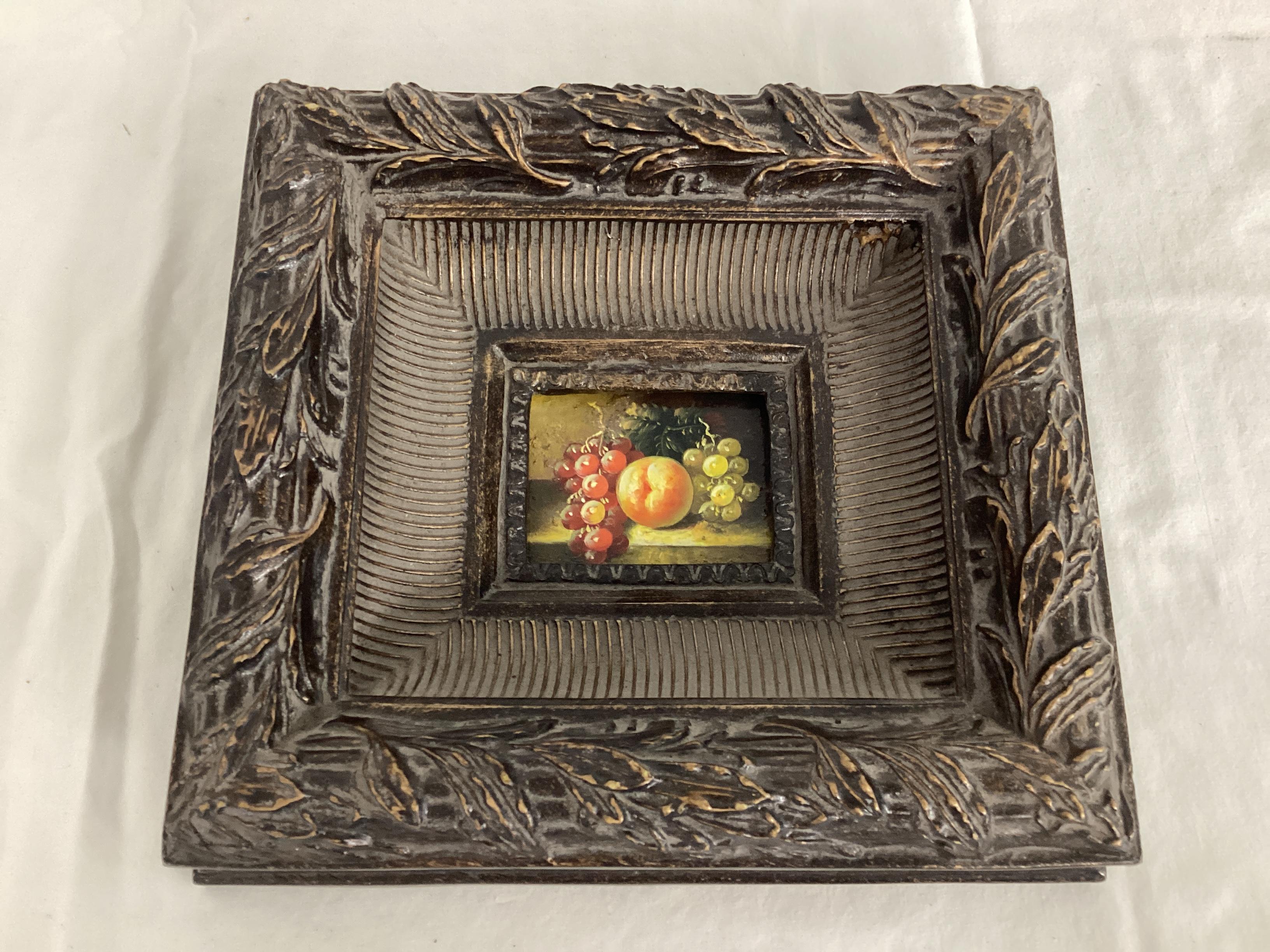 Still Life Painting in Ornate Frame