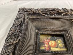 Still Life Painting in Ornate Frame