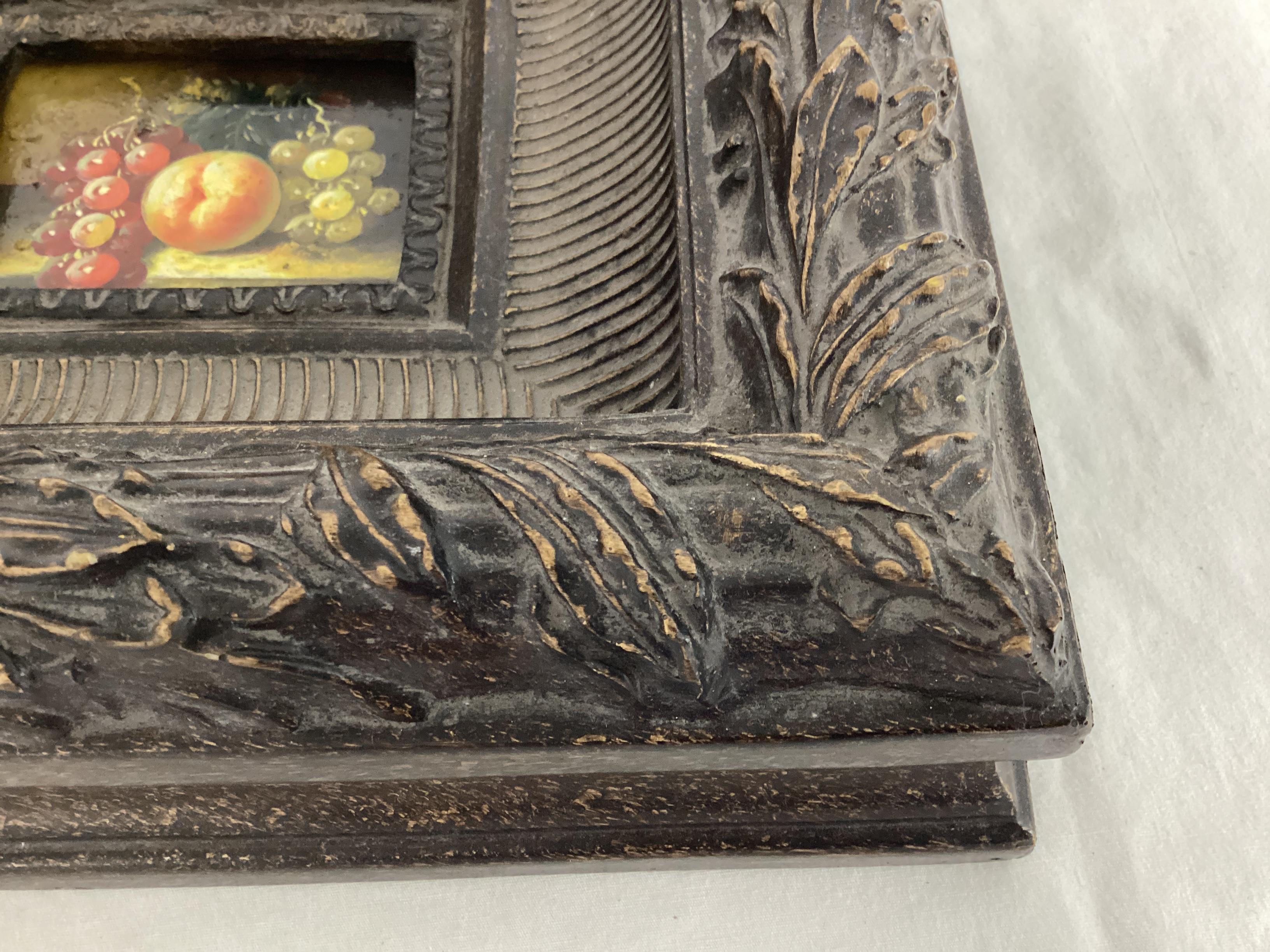 Still Life Painting in Ornate Frame
