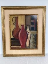 Framed Still Life Print on Board