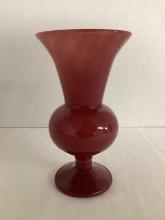 Glass Pedestal Vase