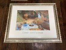 Claude Monet Le Dejeuner Framed Poster