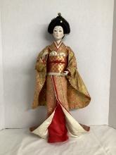 Japanese Geisha Porcelain Doll