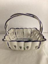 RCCL Portugal Ceramic Snowman Basket