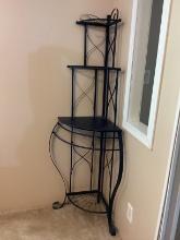 Four Shelf Corner Bakers Rack