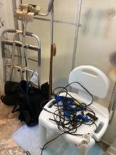 Shower Seat, Walker, Boot, and More