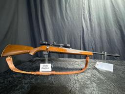 MOSSBERG MOD 800B 243 CAL WITH SCOPE SN#970320