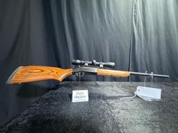NEF HANDI RIFLE NWTF 243 CAL WITH TASCO PRONGHORN SCOPE SN#JAKE061113
