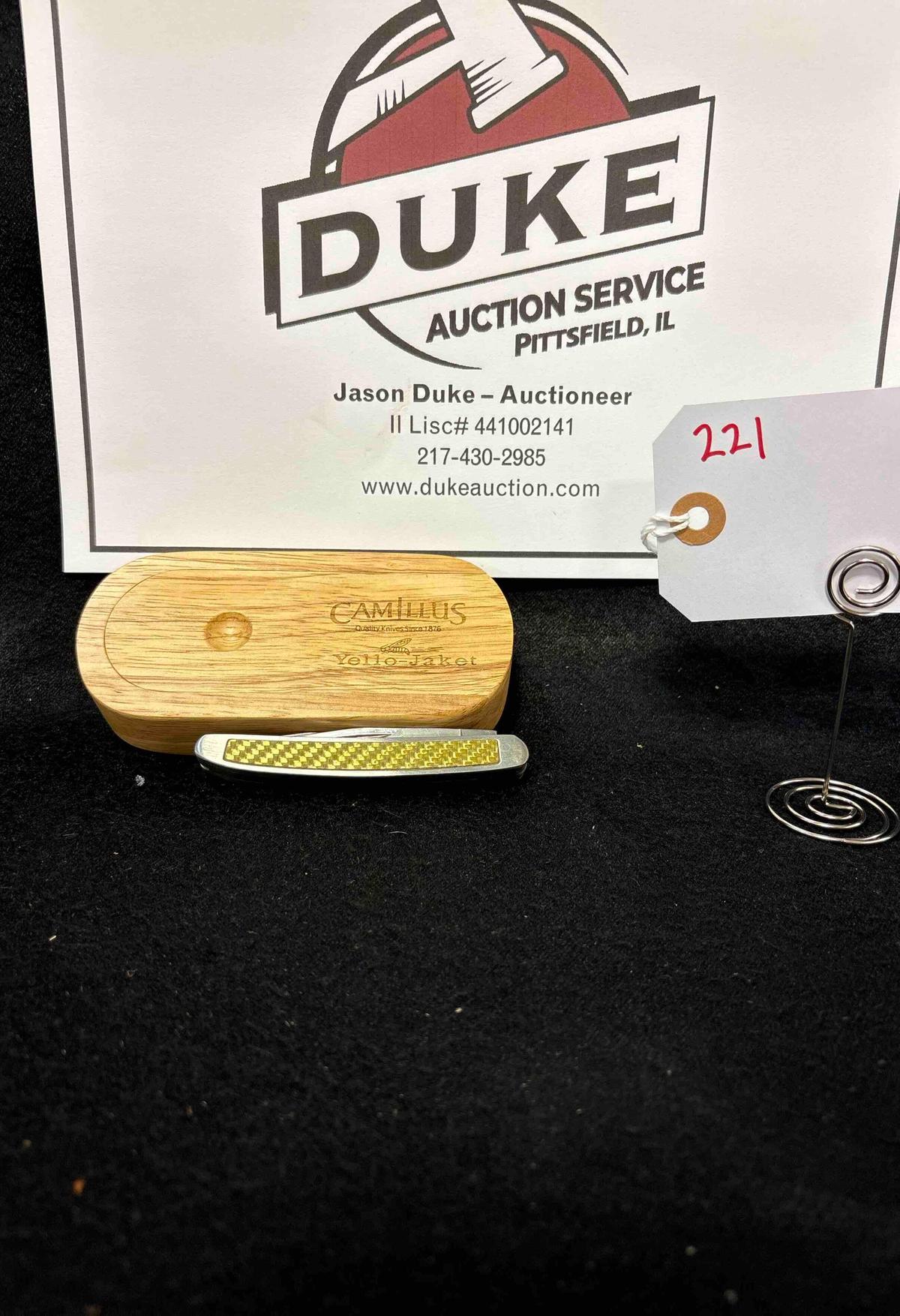 Camillus Yellowjacket in Wooden Box