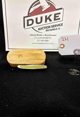 Camillus Yellowjacket in Wooden Box