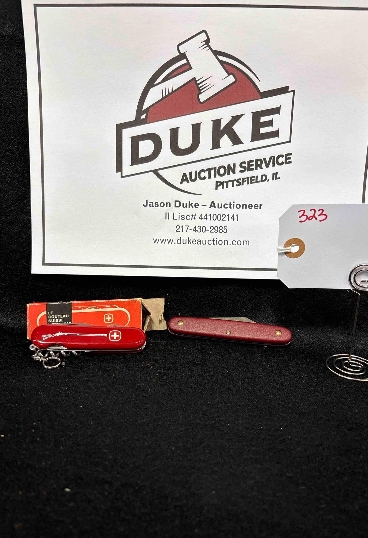 2 - Swiss Made Knives (x2)