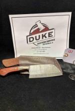 Custom Made Damascus Blade Knife By TJ Bergeron