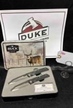 Buck 2 Knife Set in Tin