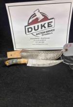 Custom Made Damascus Blade Knife By TJ Bergeron