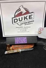 Queen No 85 Ram Horn Hunting Knife