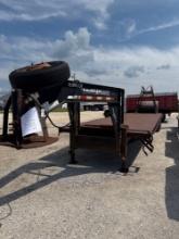 2006 TRAILERMAN GOOSENECK TRAILER , 32 FT PLUS 5 FT DOVETAIL , 102 INCHES WIDE