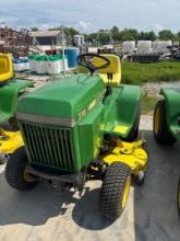 JOHN DEERE MODEL 318 GAS LAWN TRACTOR WITH 42" DECK