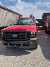 2006 FORD F350 UTILITY TRUCK 5.4 LITER GAS 2 WHEEL DRIVE - BELONGED TO THE PIKE CO HIGHWAY