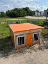 UPLANDER TWO DOOR DOG BOX WITH UPPER STORAGE