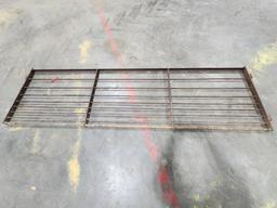 SOLID STEEL GATE 104 IN X 30 IN