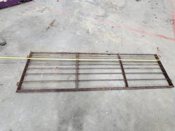 SOLID STEEL GATE 104 IN X 30 IN