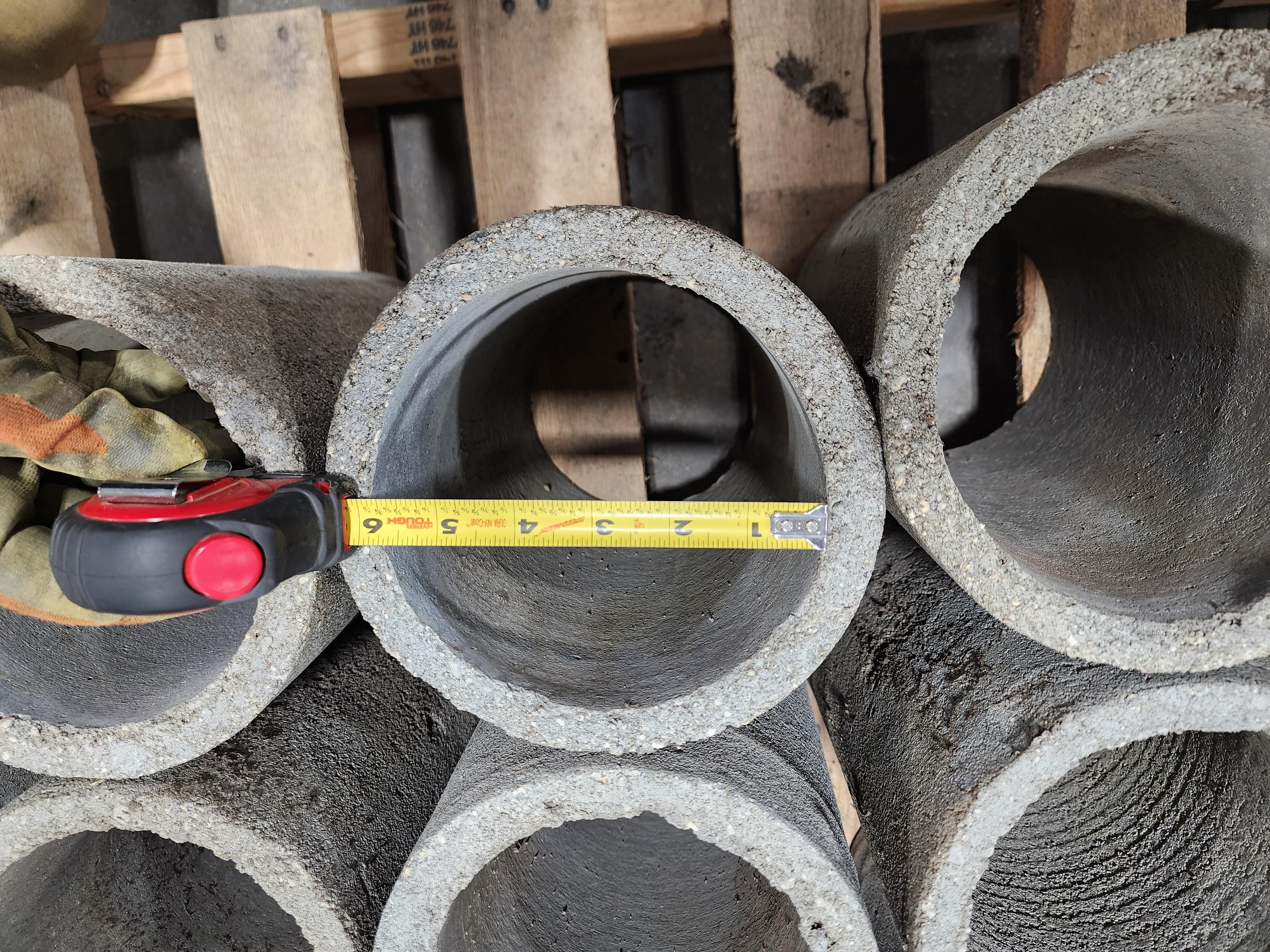 6 INCH CONCRETE FIELD TILE