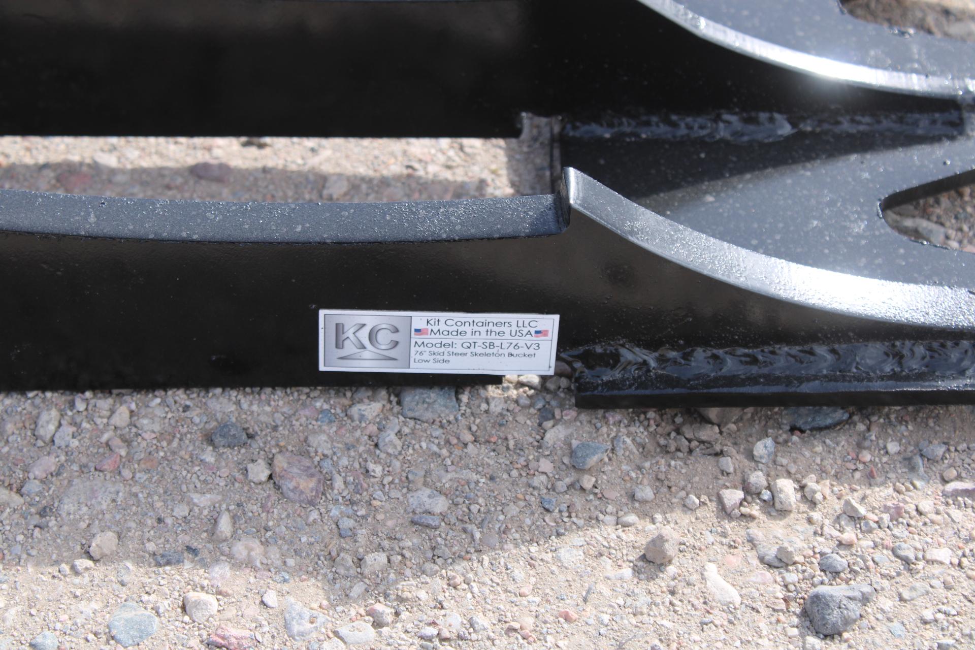 76inch Skid Steer Skeleton Bucket Low SIdes