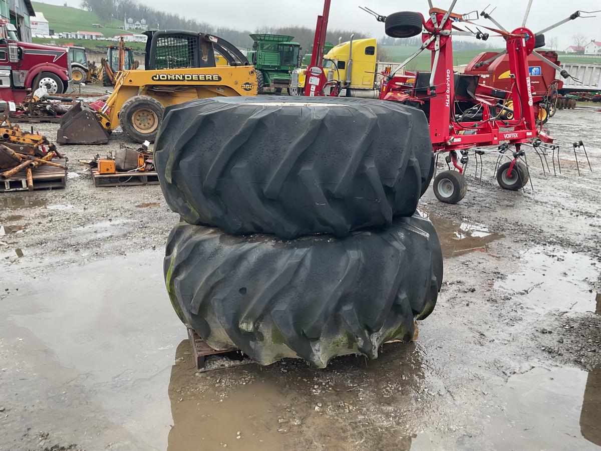 2- Goodyear 23.1x26 10 Bolt Tires
