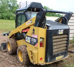 CATERPILLAR 272D2XHP SKID STEER W/ HI FLOW AND CAB
