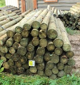 4"-5"X7' FENCE POST BUNDLE