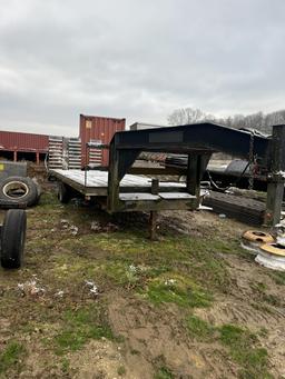 24' GOOSENECK FLATBED TRAILER