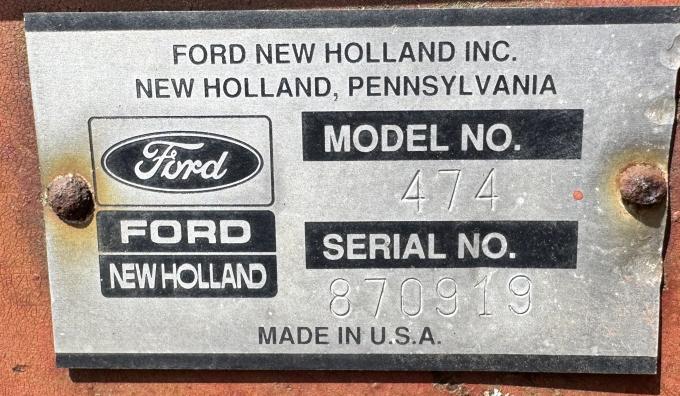 NEW HOLLAND 474 HAYBINE