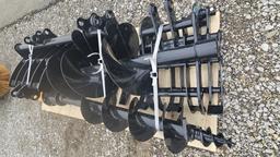 NEW MINI EXCAVATOR PALLET FULL OF ATTACHMENTS