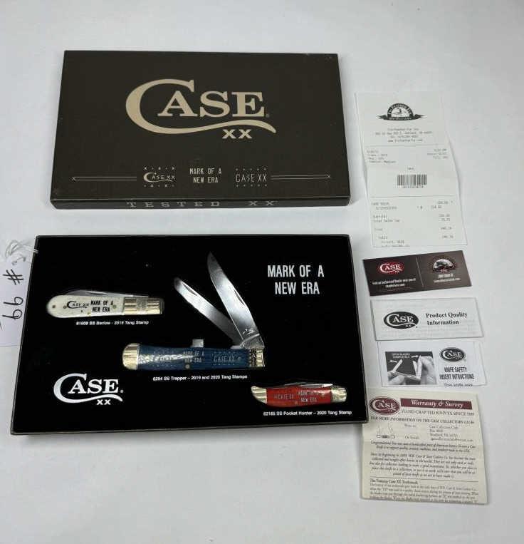 SET OF THREE CASE KNIVES