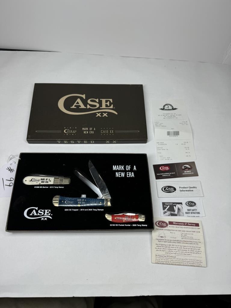 SET OF THREE CASE KNIVES