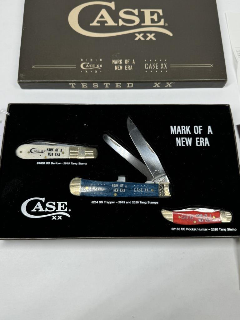 SET OF THREE CASE KNIVES
