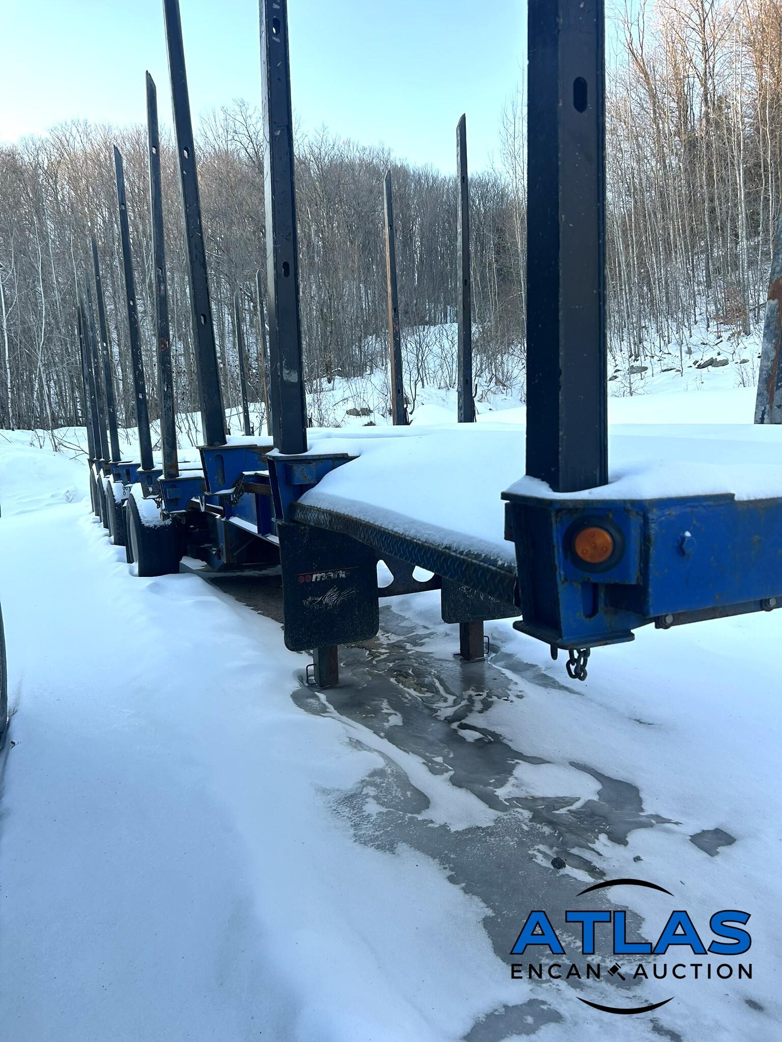 2015 MANAC 23448 LOG trailer