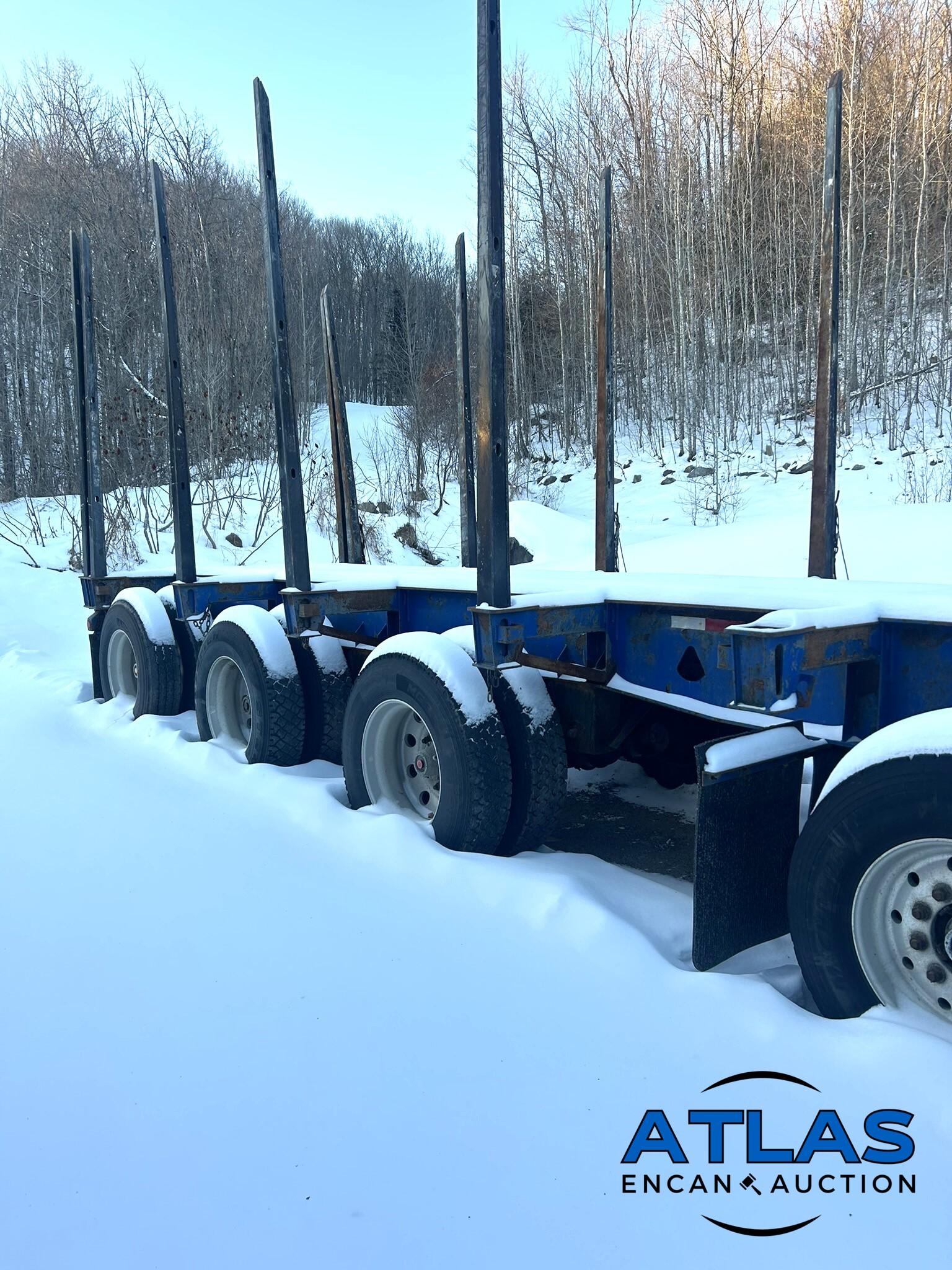 2015 MANAC 23448 LOG trailer