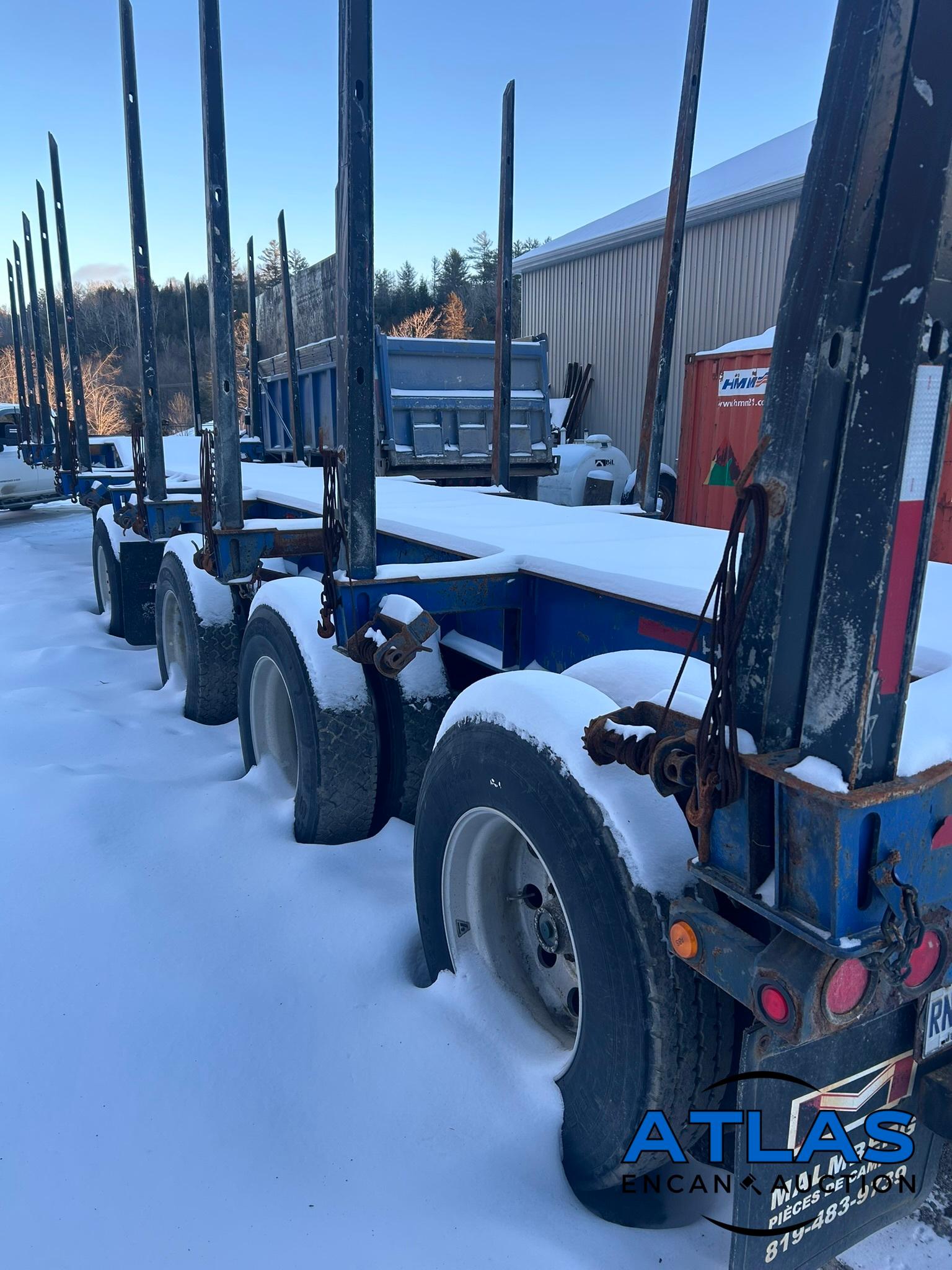 2015 MANAC 23448 LOG trailer